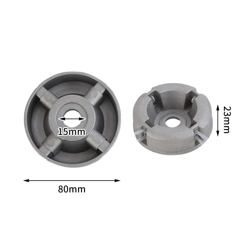 Universal Aluminum Alloy Trimmer Head with Nylon Mowing Line