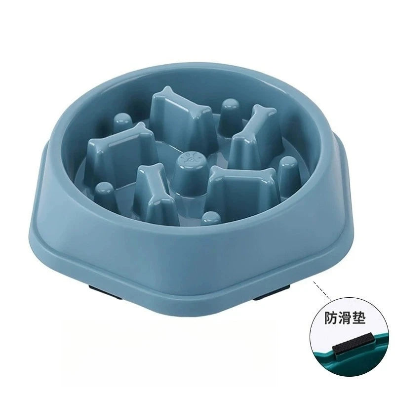 Slow Feeder Dog Bowl – Anti-Slip Puzzle Dish for Dogs