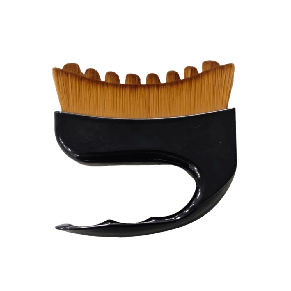 Soft Bristle Face & Neck Massage Brush | Ergonomic Handle