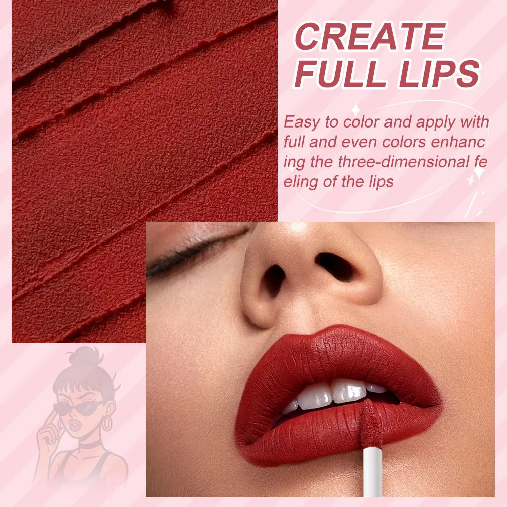 YTRUNS Matte Liquid Lipstick – Waterproof Long-Lasting Lip Tint