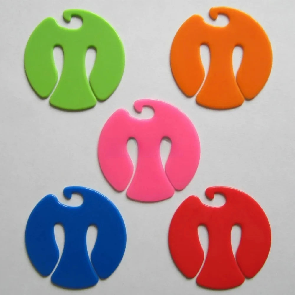 Colorful Sock Clips Organizer – 6/12-Pack Laundry Sorter