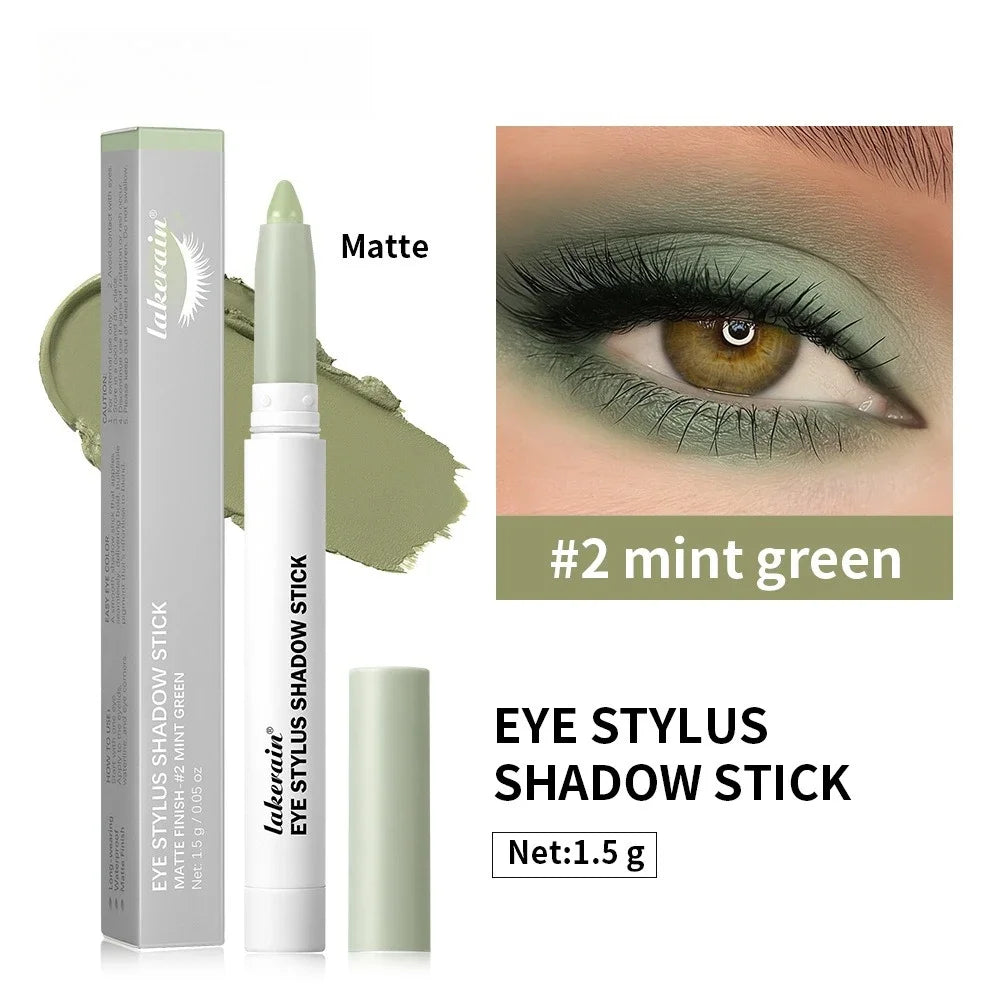 Waterproof Eyeshadow Sticks – 6 Colors Shimmer & Matte Pencil
