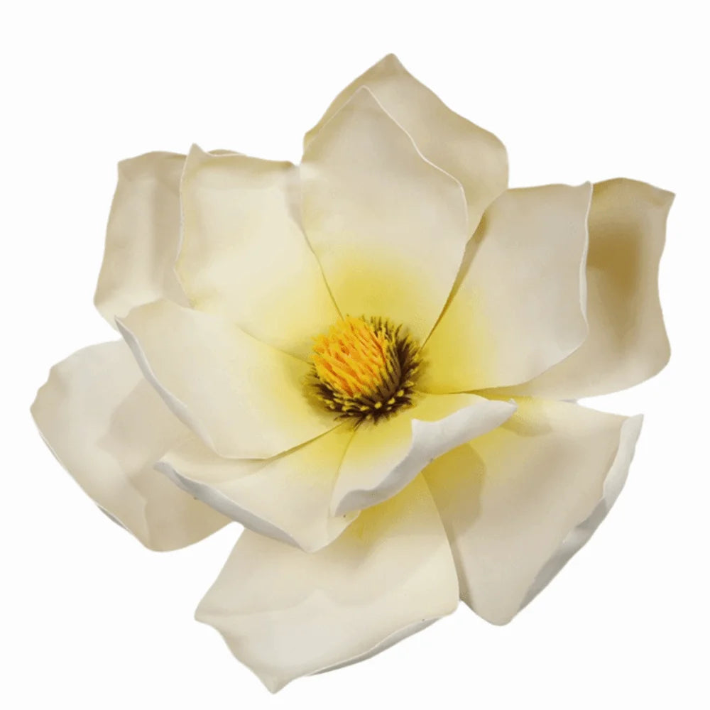 Giant 45CM Artificial Magnolia Flower – Silk Foam Home Décor