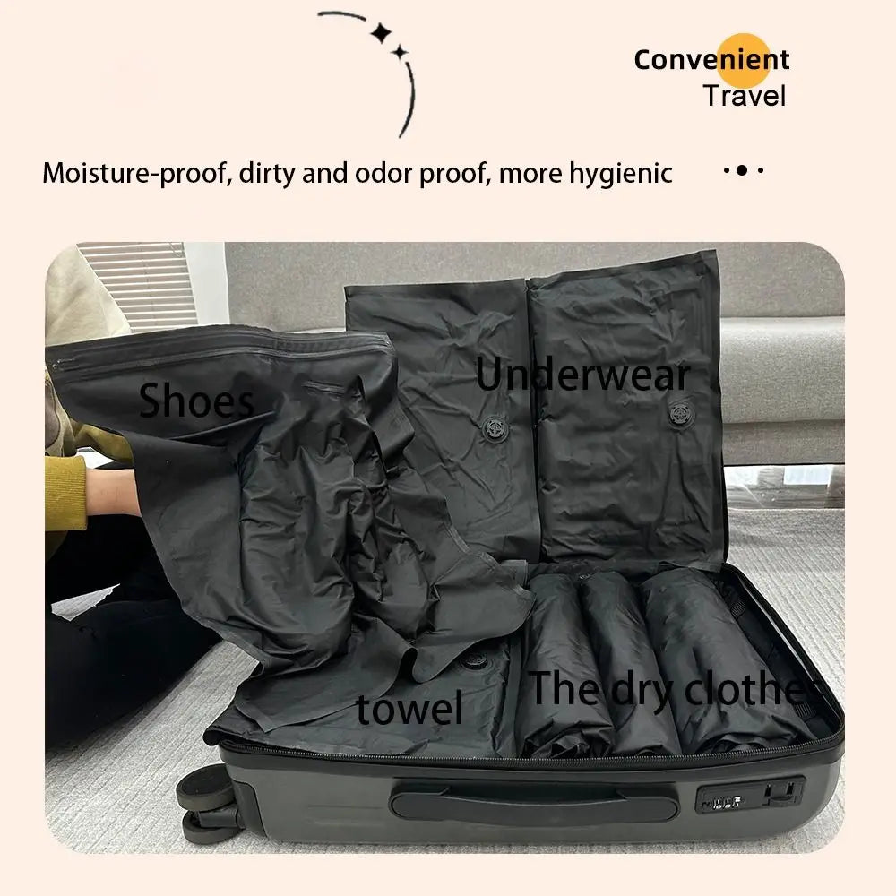 Hand Roll Vacuum Bags for Travel – Space Saver Compression