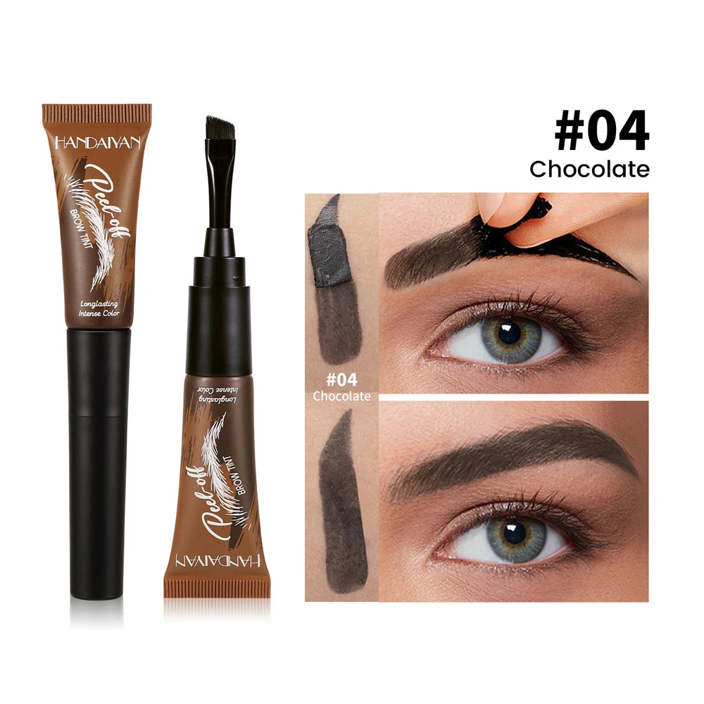 Semi-Permanent Peel-Off Eyebrow Tint – Waterproof Natural Brown