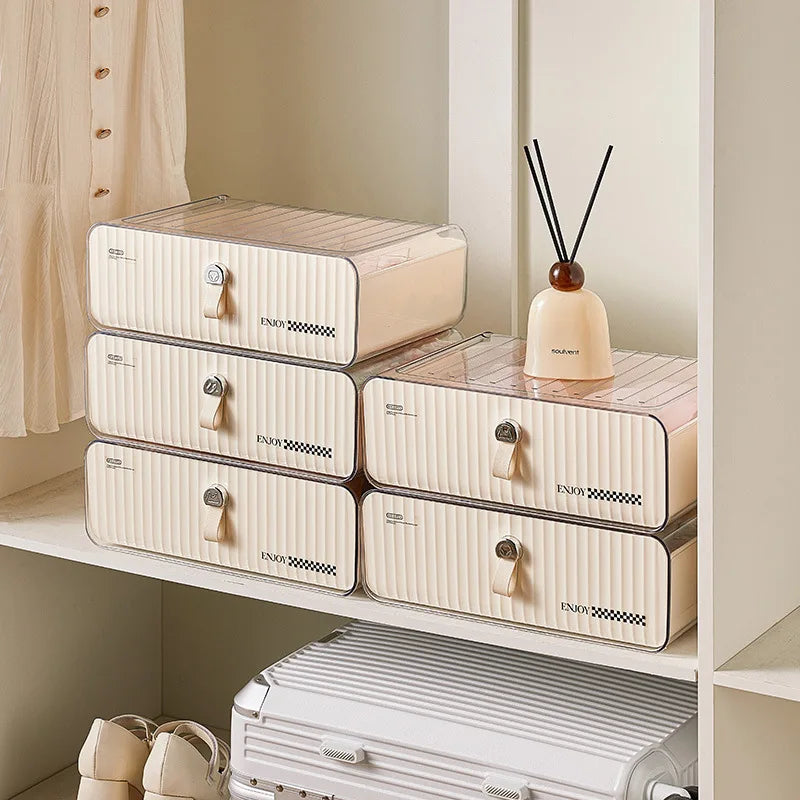 Underwear Organizer Drawer Box – 3-in-1 Dustproof Storage
