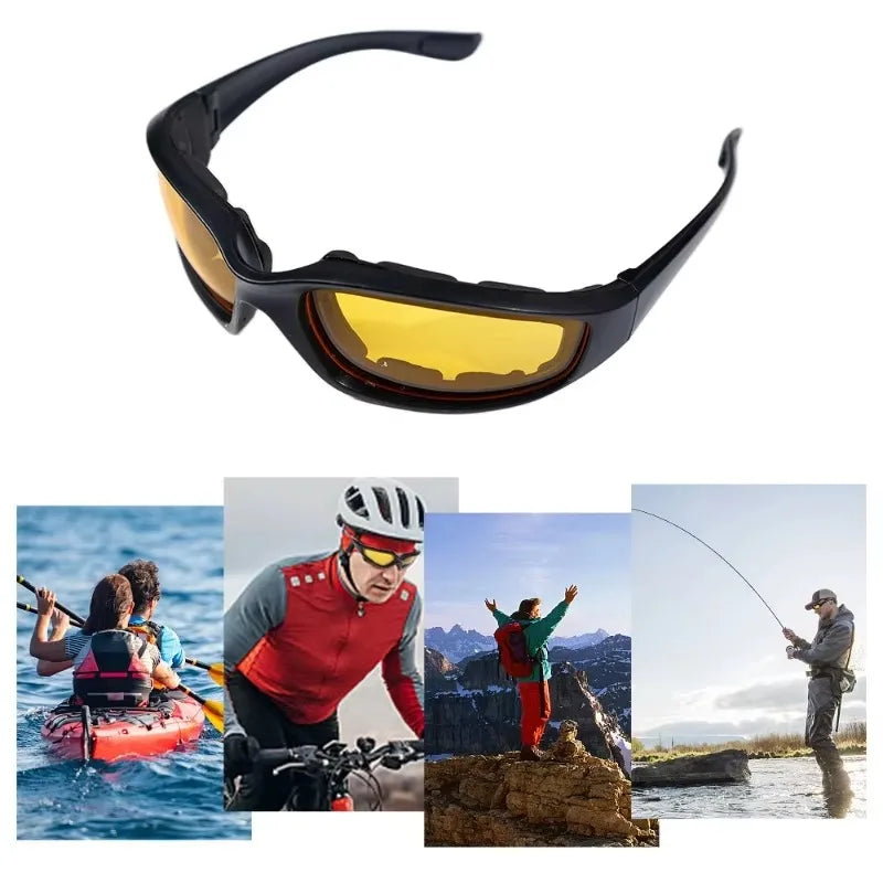 Windproof Motorcycle Goggles – UV Protection Riding Eyewear
