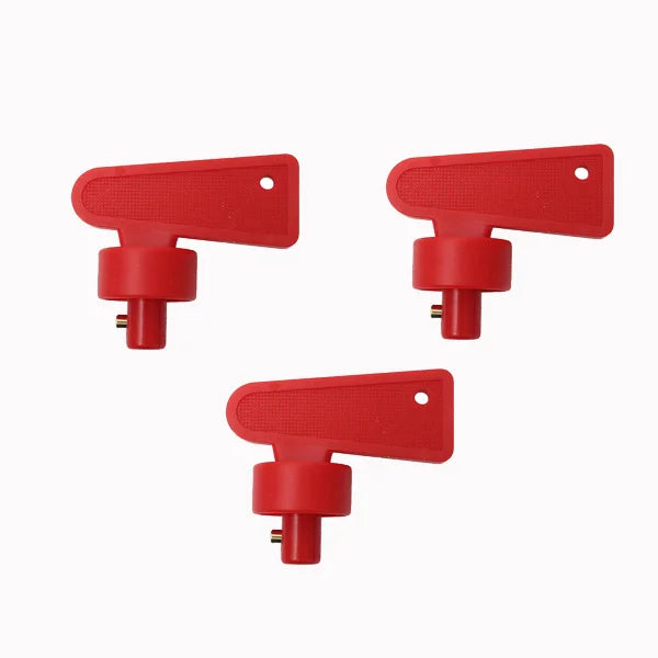 Red Replacement Key for Car Battery Disconnect Cut-Off Switch