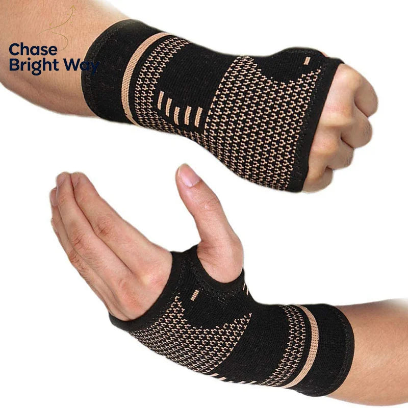 Sports Compression Wrist Brace Sleeve – Elastic Wrist Support