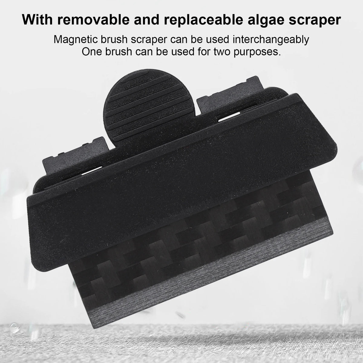 Magnetic Aquarium Glass Cleaner – Floating Algae Scraper Brush