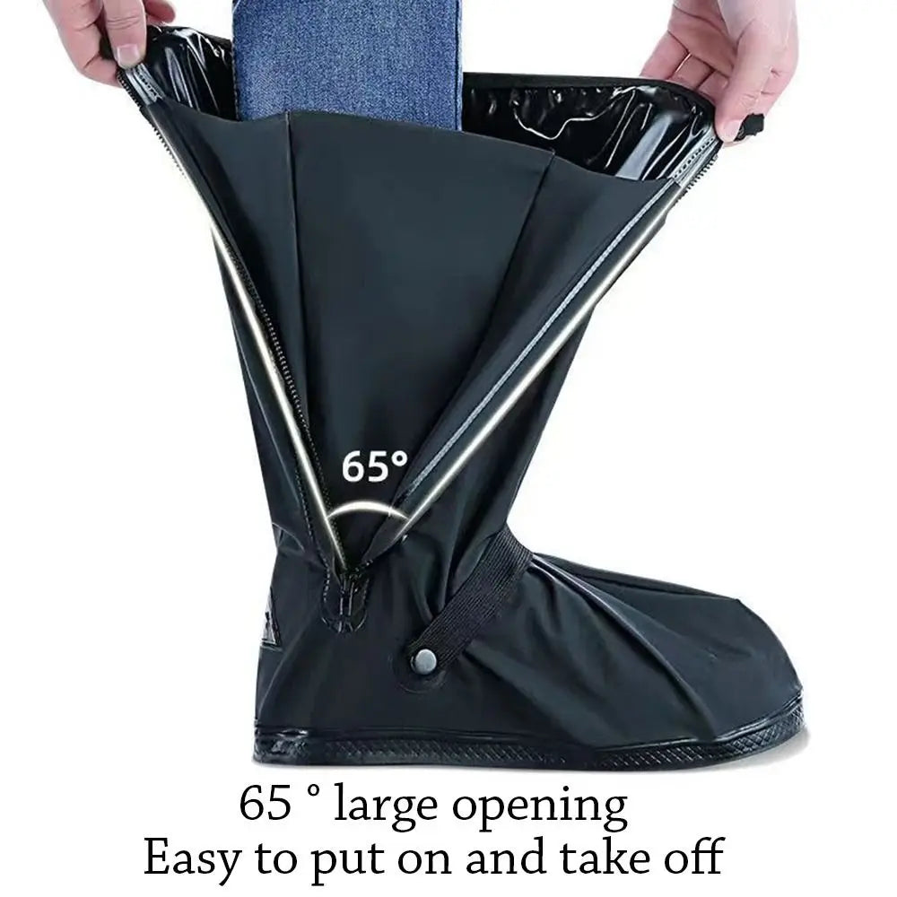 Waterproof Rain Boot Shoe Covers – Non-Slip PVC, Unisex