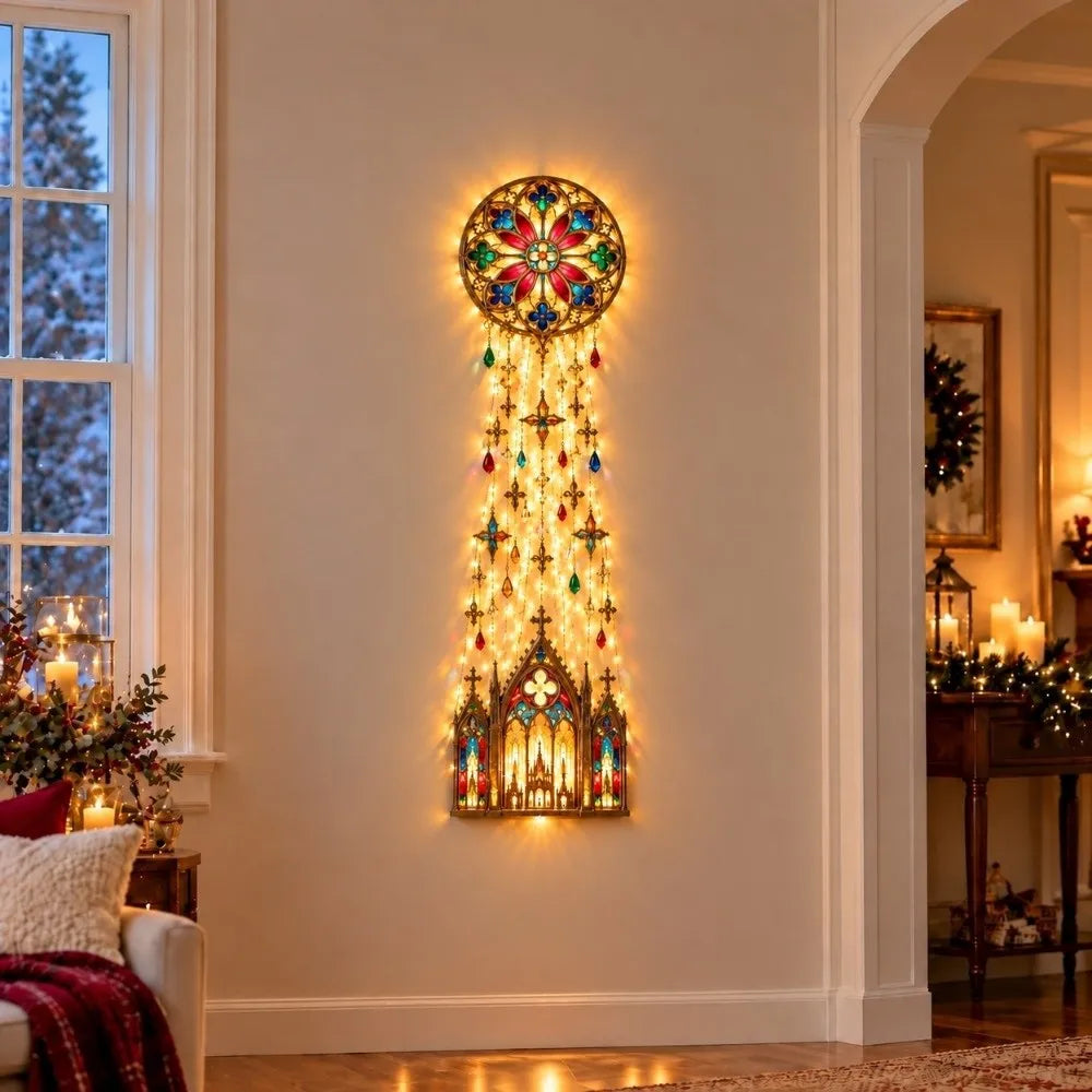 LED Nativity Scene Wall Light – Warm White Christmas Decor