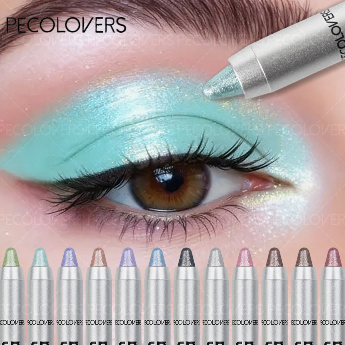 SAMMY Green Glitter Eyeshadow Pen – Waterproof Shimmer Makeup