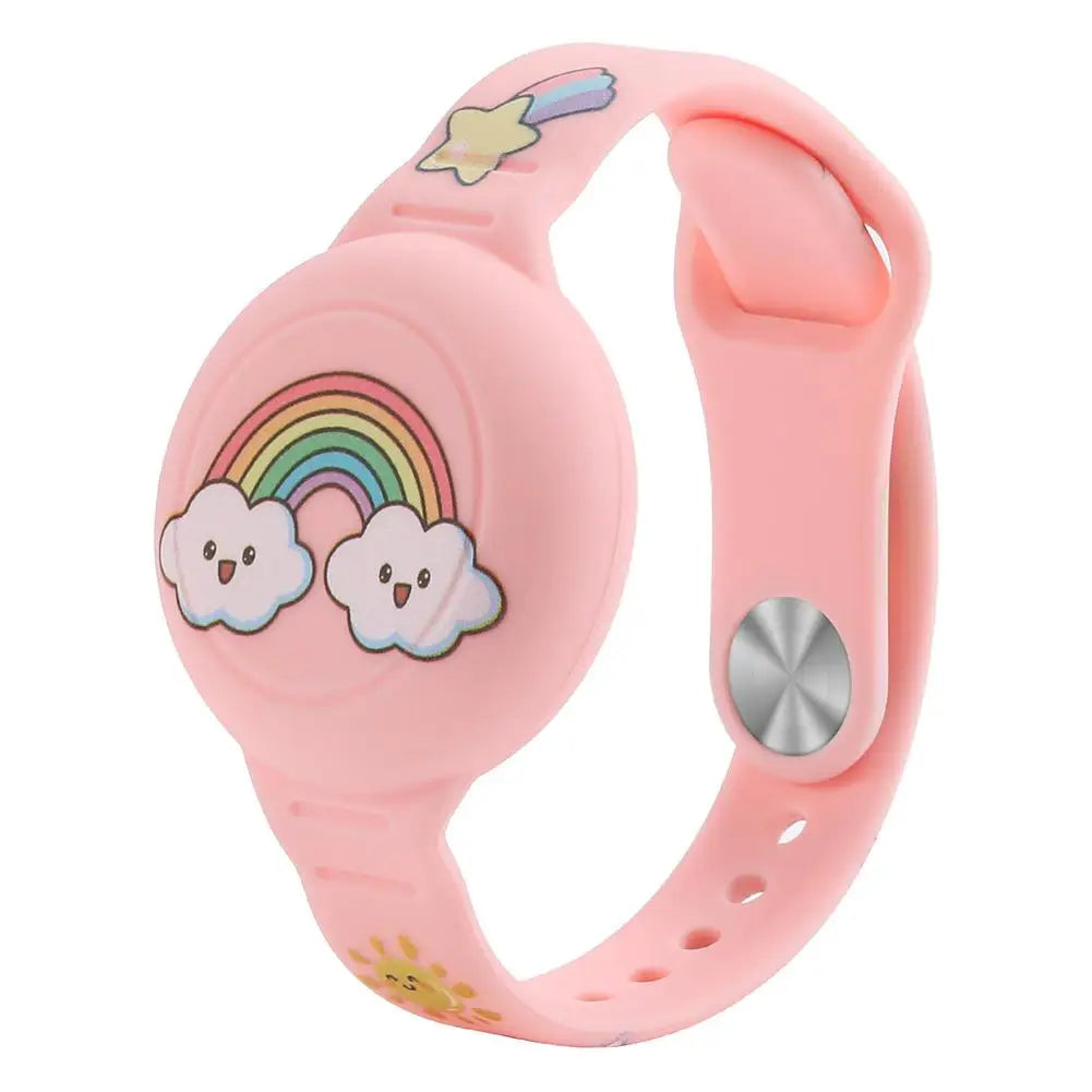 Kids Silicone AirTag Wristband – Waterproof Tracker Bracelet