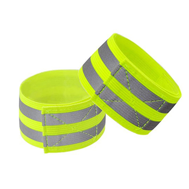 Reflective Elastic Safety Bands – Arm, Wrist & Ankle Straps (2-Pack)