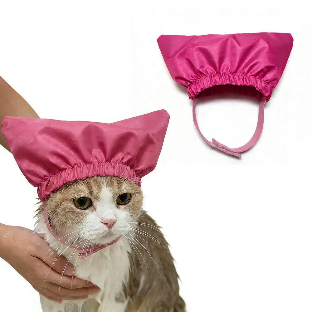 Waterproof Pet Shower Cap – Ear Protection for Dogs & Cats