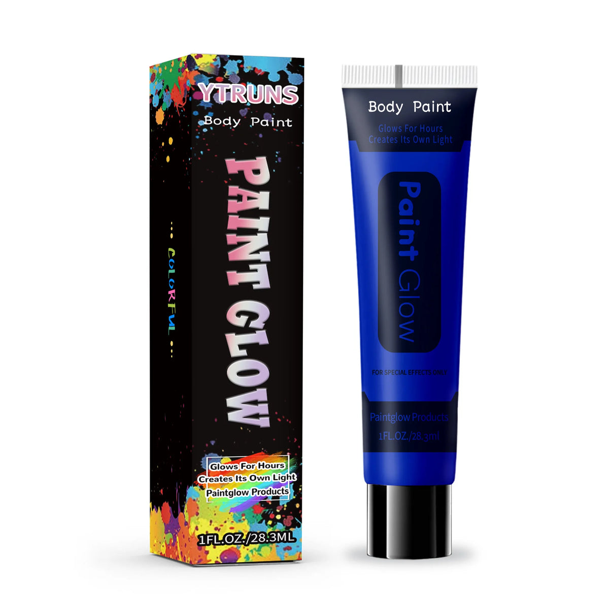 UV Neon Glow Face & Body Paint – Water-Based Fluorescent Cream