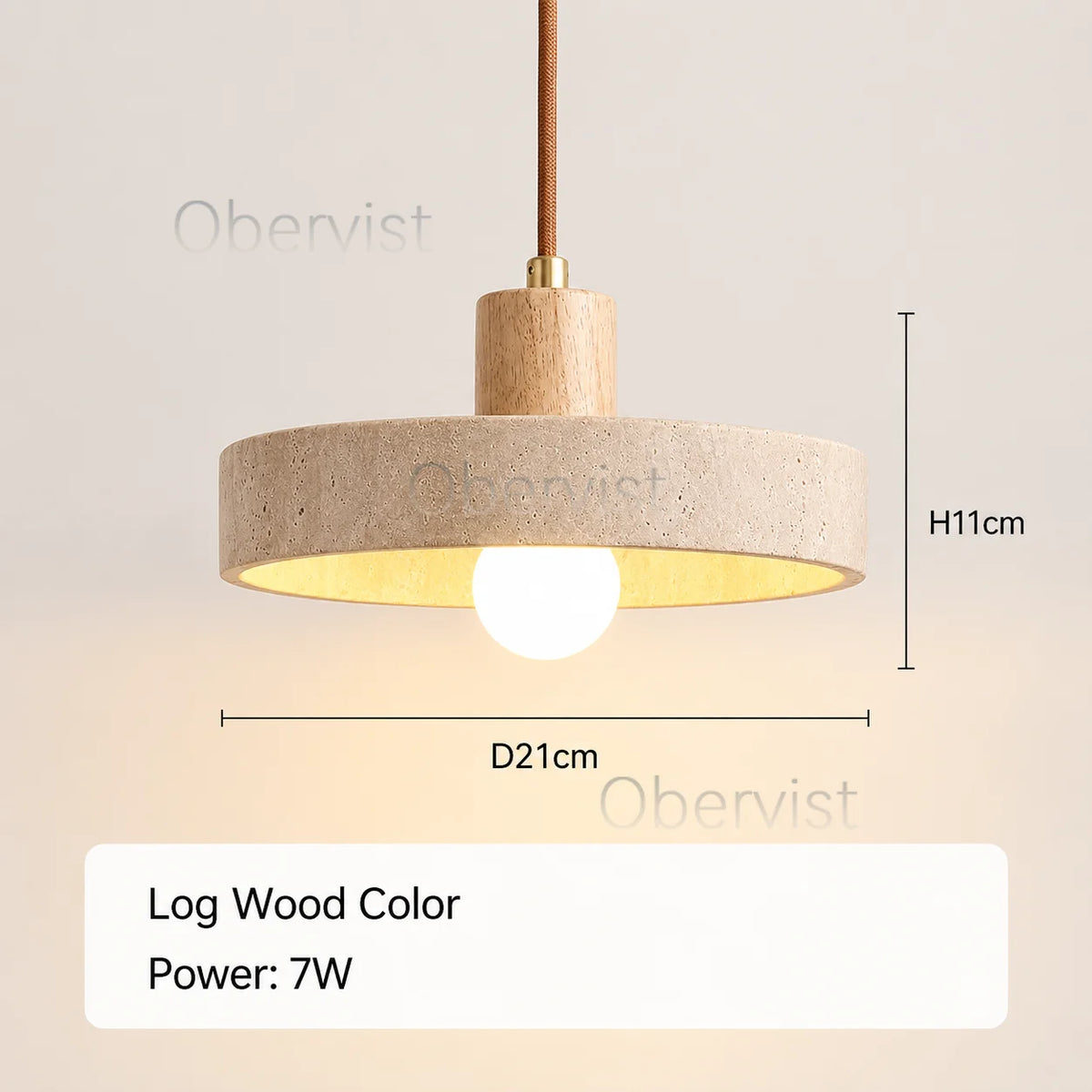 Wabi Sabi Natural Stone Pendant Light E27 – Dining & Kitchen
