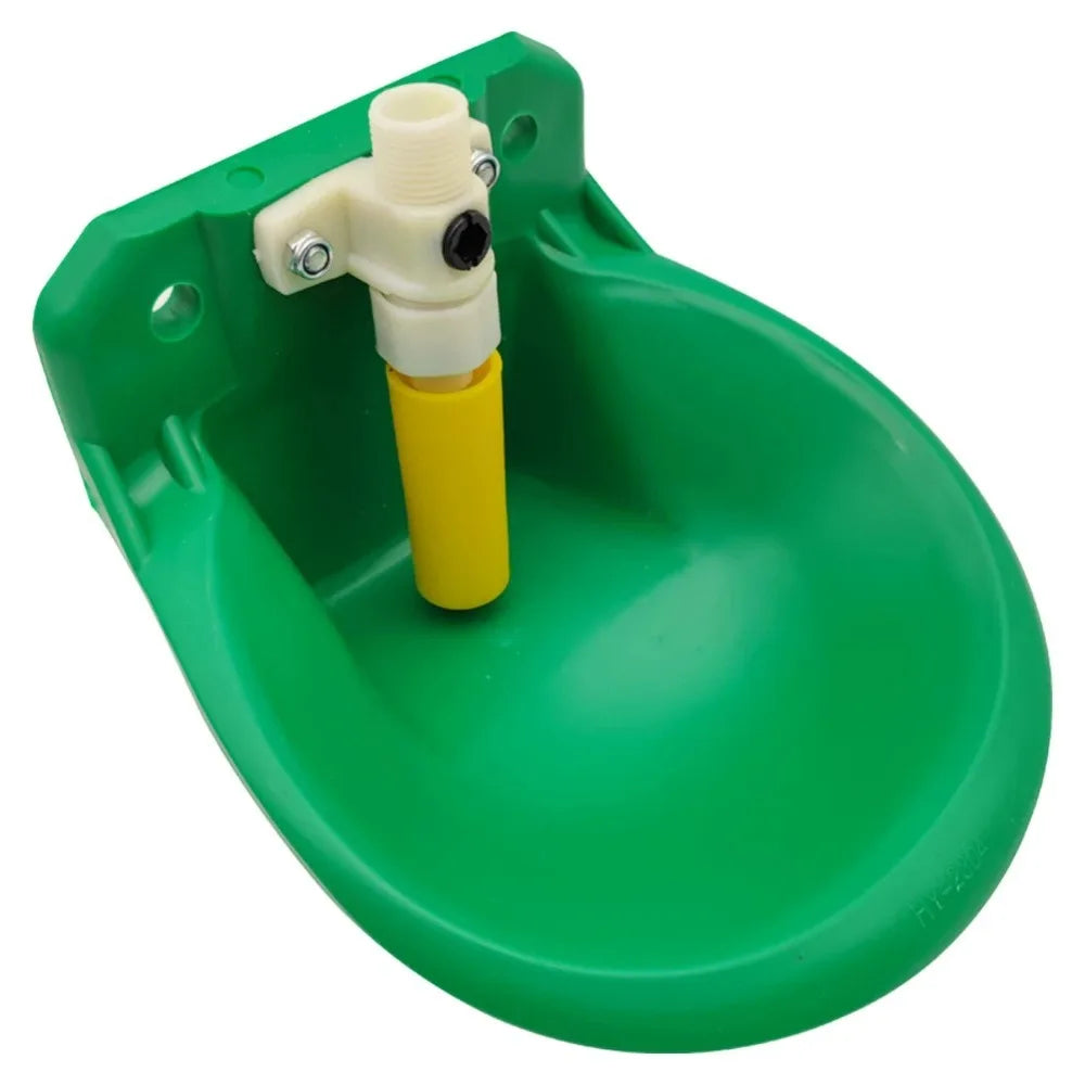 Automatic Sheep Water Bowl Float Valve Trough – Green Plastic