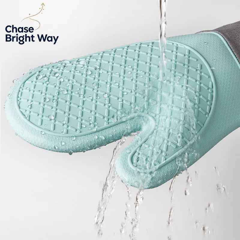 Silicone Oven Mitt – Heat Resistant Kitchen Baking Glove