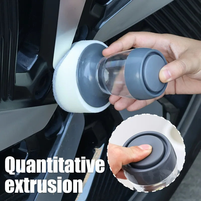 Tire Shine Wax Applicator Sponge Kit – Car Paint & Dashboard