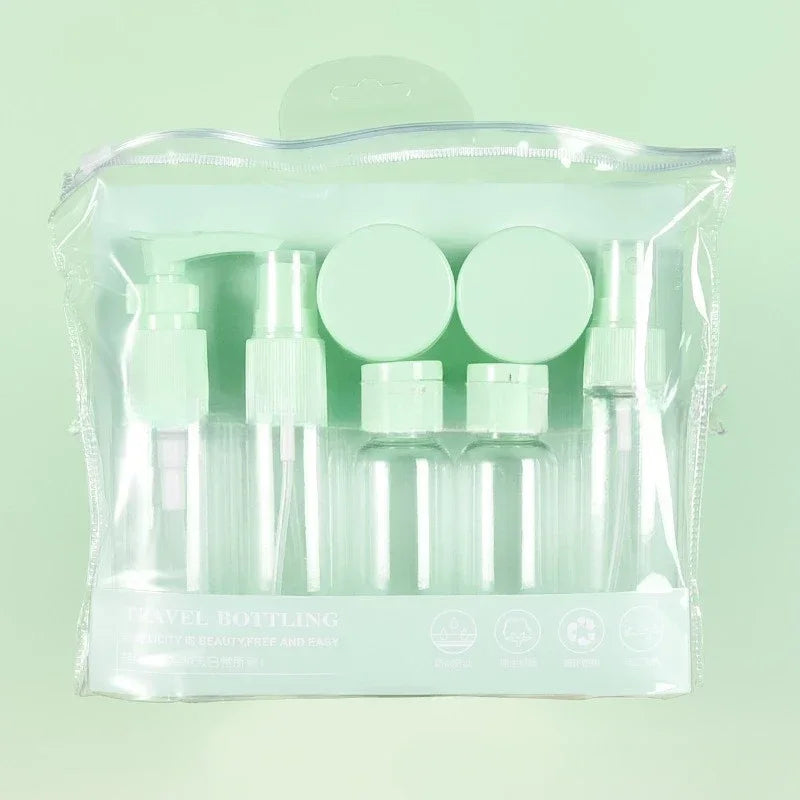 Travel Refillable Bottle Set – Portable Toiletry & Skincare Kit