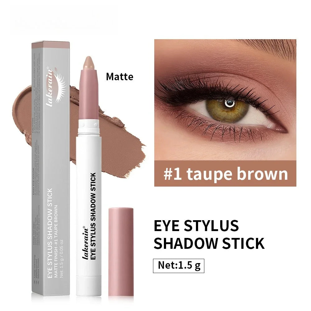 Waterproof Eyeshadow Sticks – 6 Colors Shimmer & Matte Pencil