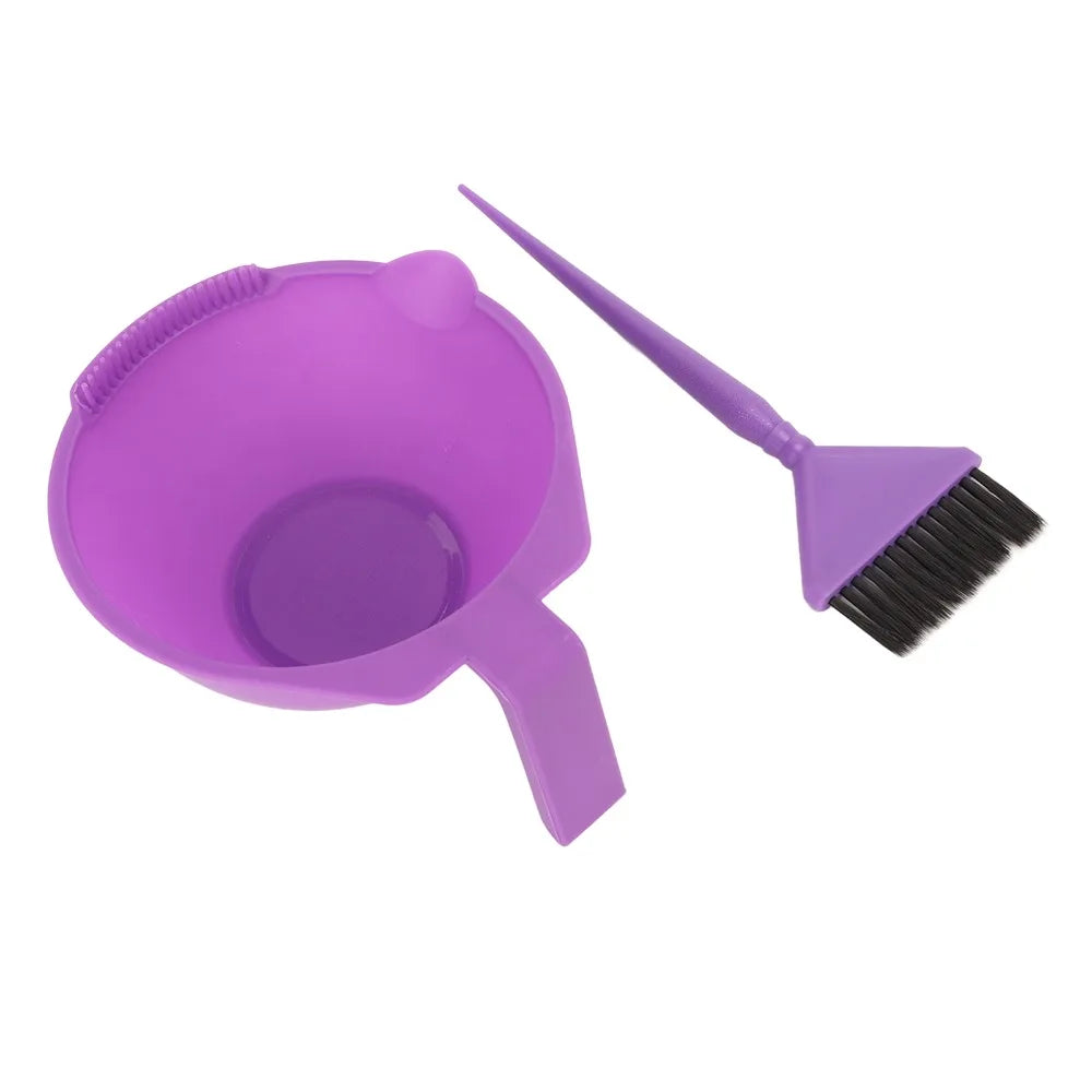 Professional Hair Dye Brush & Bowl Set – PP Nylon Kit
