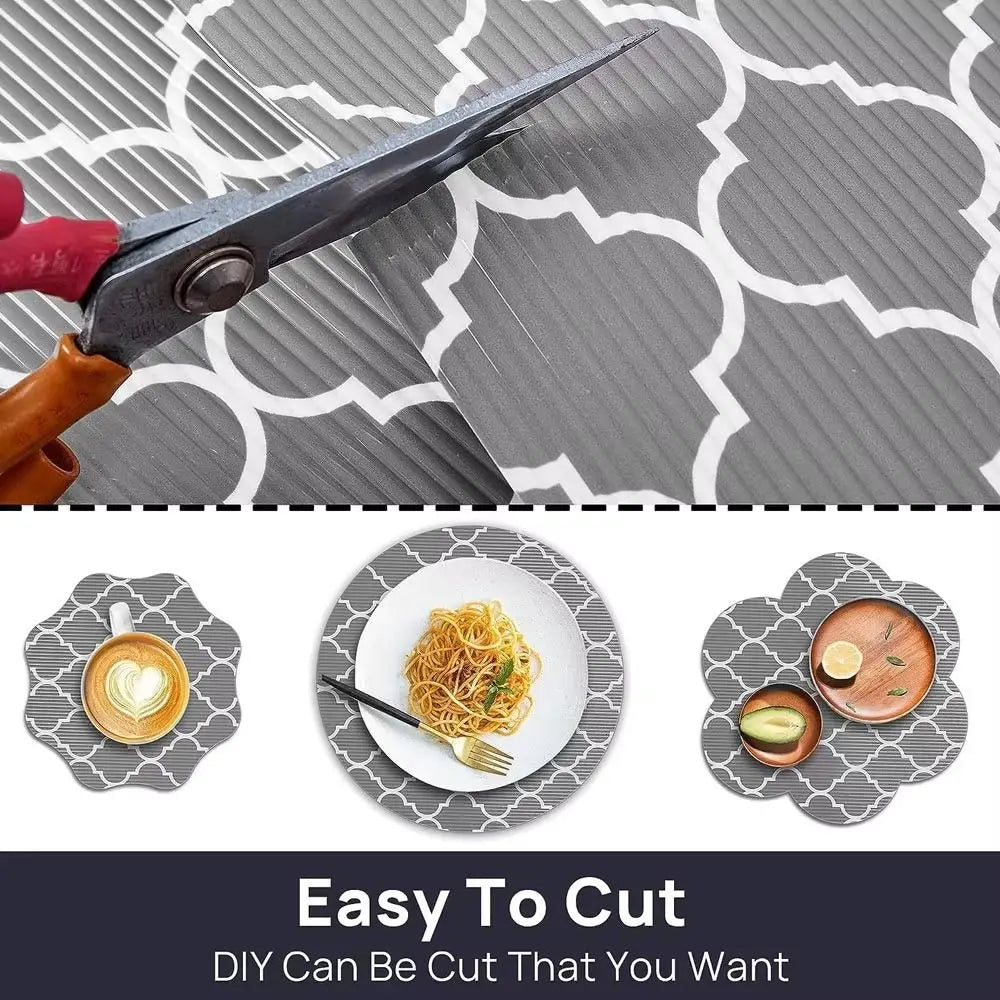 Waterproof EVA Drawer Liners – Non-Adhesive Shelf & Cabinet Mat