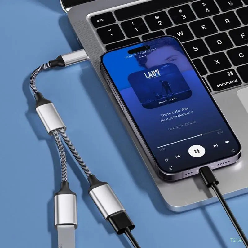 USB-C to Dual USB-C Female Splitter Cable | 480Mbps Data