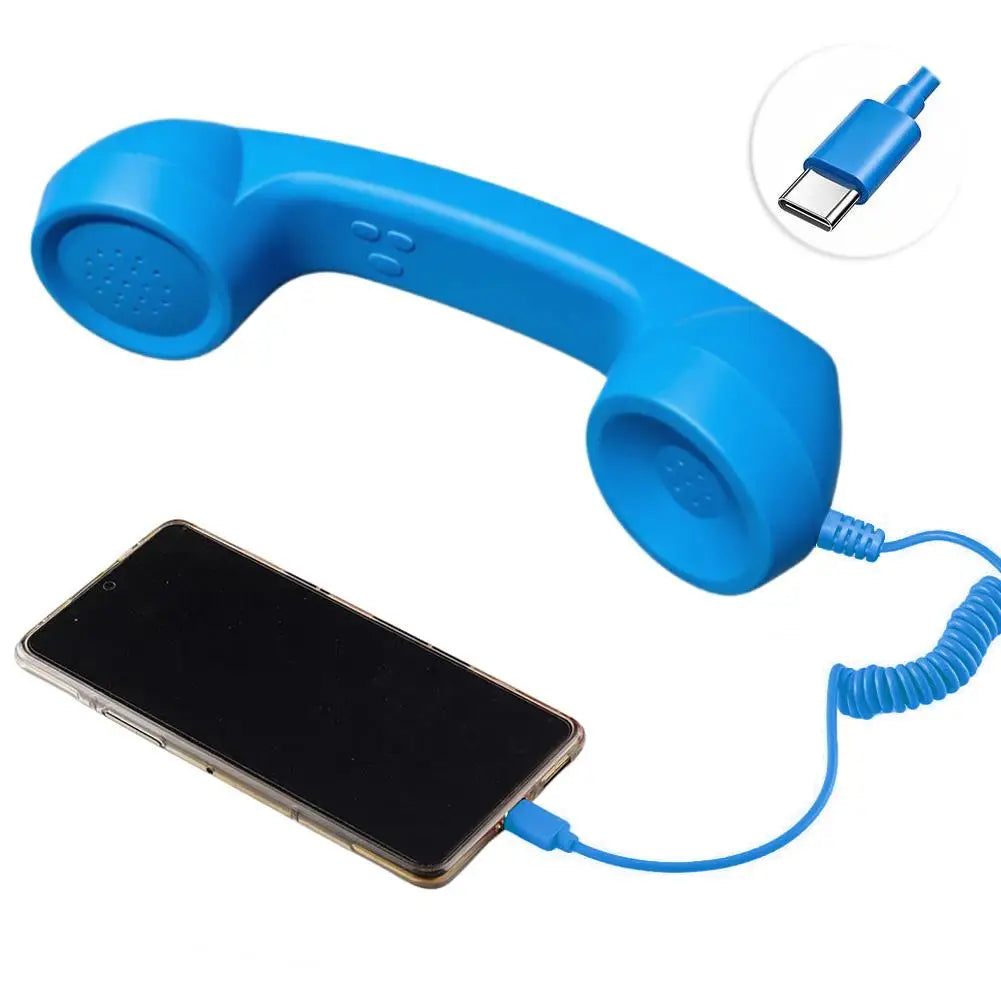 Retro Phone Handset Type-C Wired Receiver | SAMMY