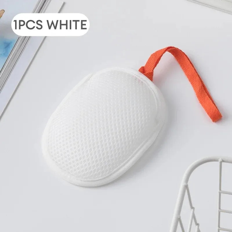 Mesh Soap Bag Foaming Exfoliator Pouch – 1–8 Pack Bath Scrubber