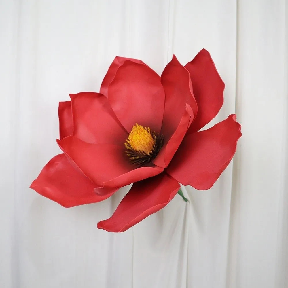 Giant 45CM Artificial Magnolia Flower – Silk Foam Home Décor