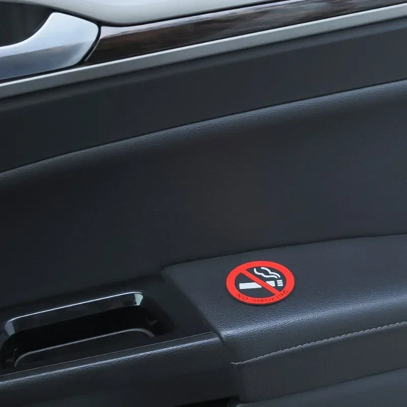 No Smoking Sign Sticker – Car Interior & Home Wall Decal