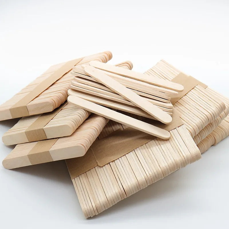 Wooden Craft Sticks – Epoxy Stirring & Popsicle Sticks 50–150 Pc