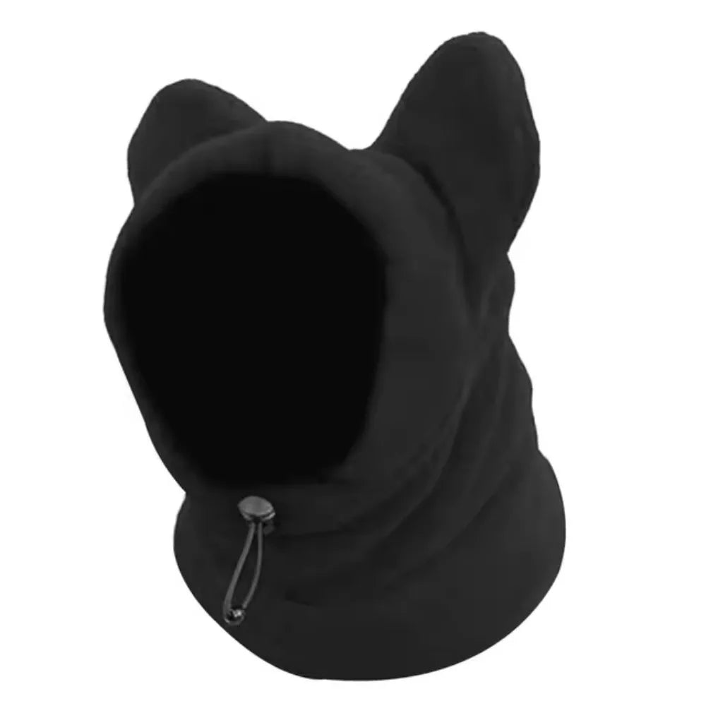 Fleece Bat Hat for Dogs – Adjustable Winter Pet Headwear