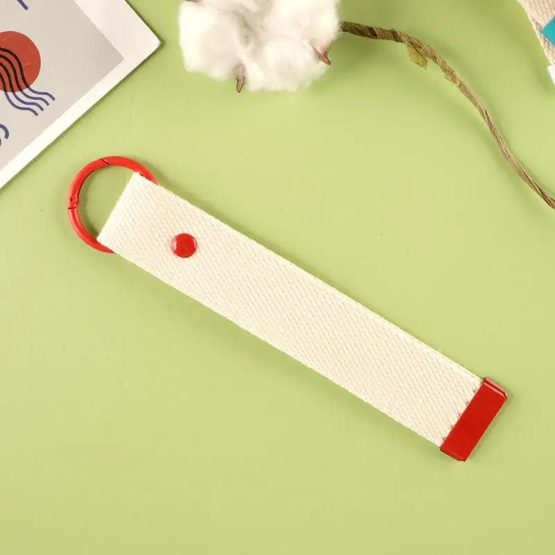 Colorful Webbing Strap Keychain Lanyard | DIY Canvas Strap