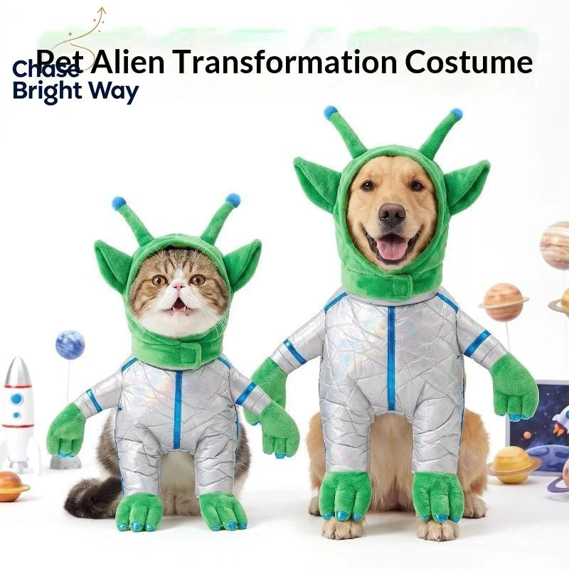 Alien Pet Costume – Funny Dog & Cat Holiday Cosplay Outfit