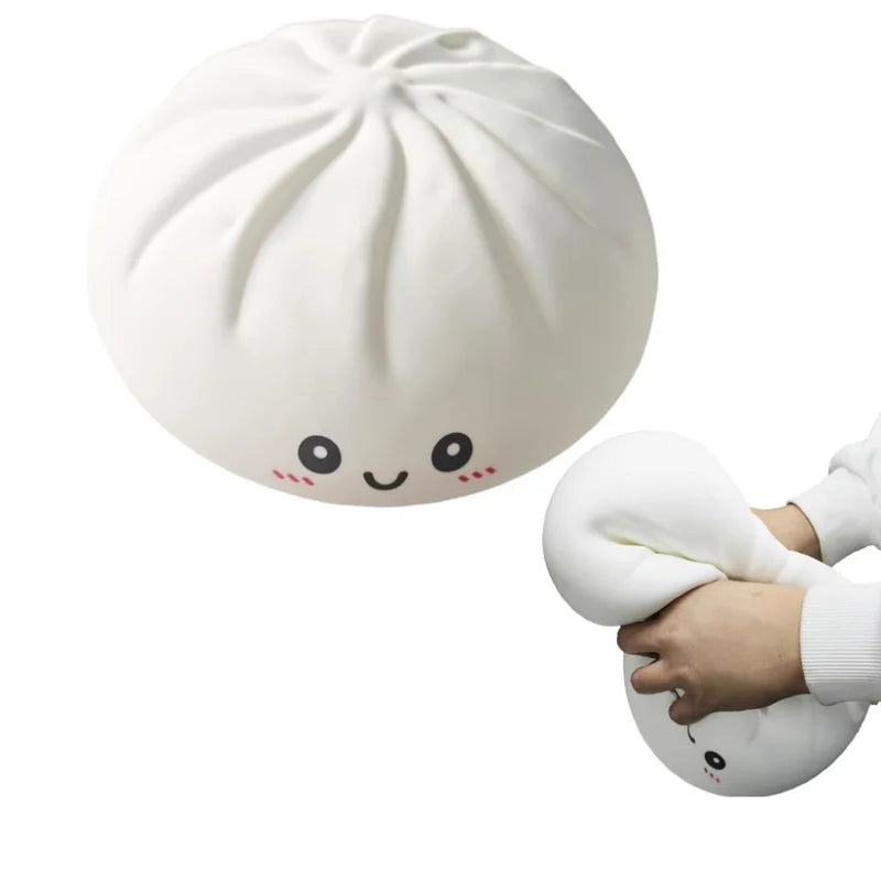 Giant Dumpling Squishy Toy 10.2" Slow Rising Squeeze Fidget Ball