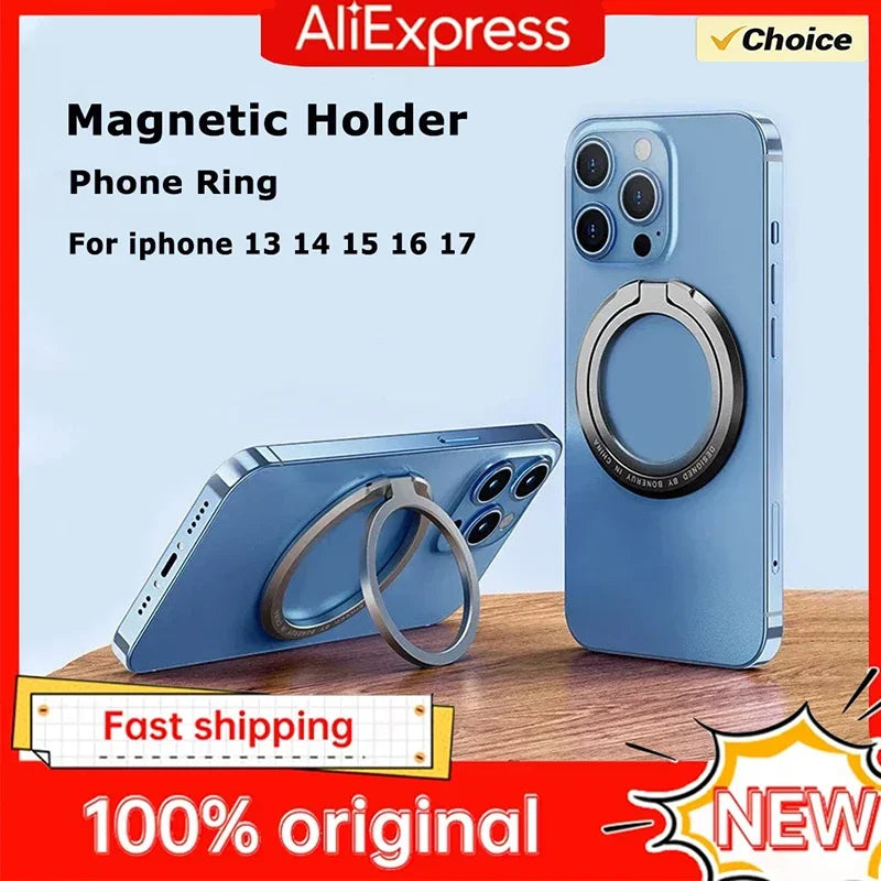 Magnetic Phone Ring Holder 360° Kickstand for MagSafe iPhone
