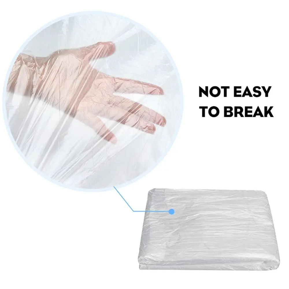 100-Pack Disposable Waterproof PVC Massage Table Bed Covers