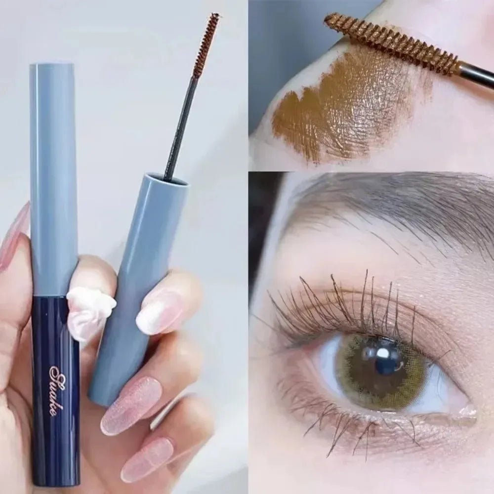 Ultra-Fine Brush Mascara – Waterproof Lengthening & Curling