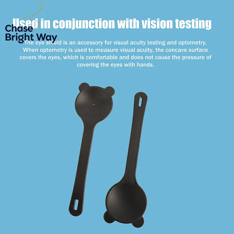 Handheld Eye Occluder – Bear Shape Vision Test Tool with Scale