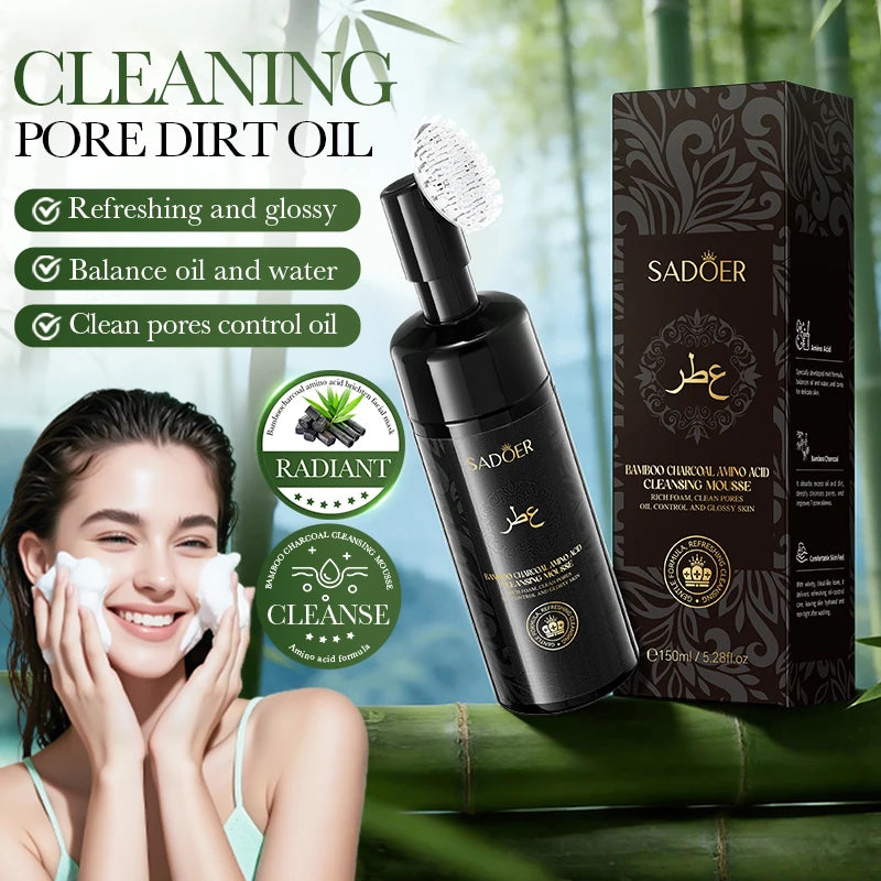 SADOER Vitamin C Facial Cleanser – Brightening Foam Wash