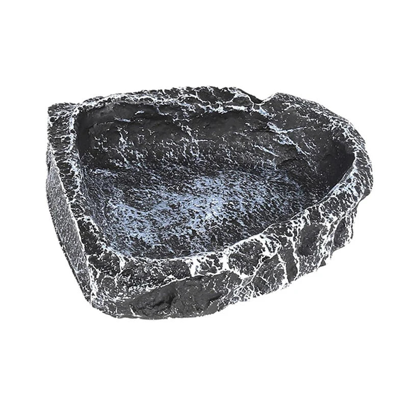 Stone Reptile Food & Water Bowl – Bearded Dragon Dish