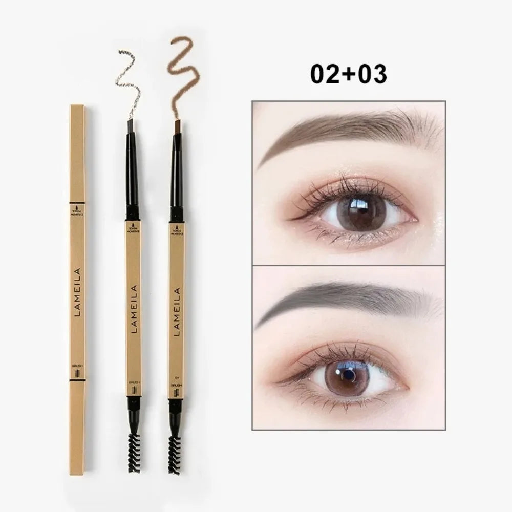 Ultra-Fine Dual-Ended Waterproof Eyebrow Pencil + Spoolie