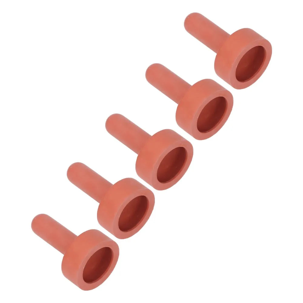 5-Pack Silicone Livestock Bottle Nipples – Calf & Farm Animal