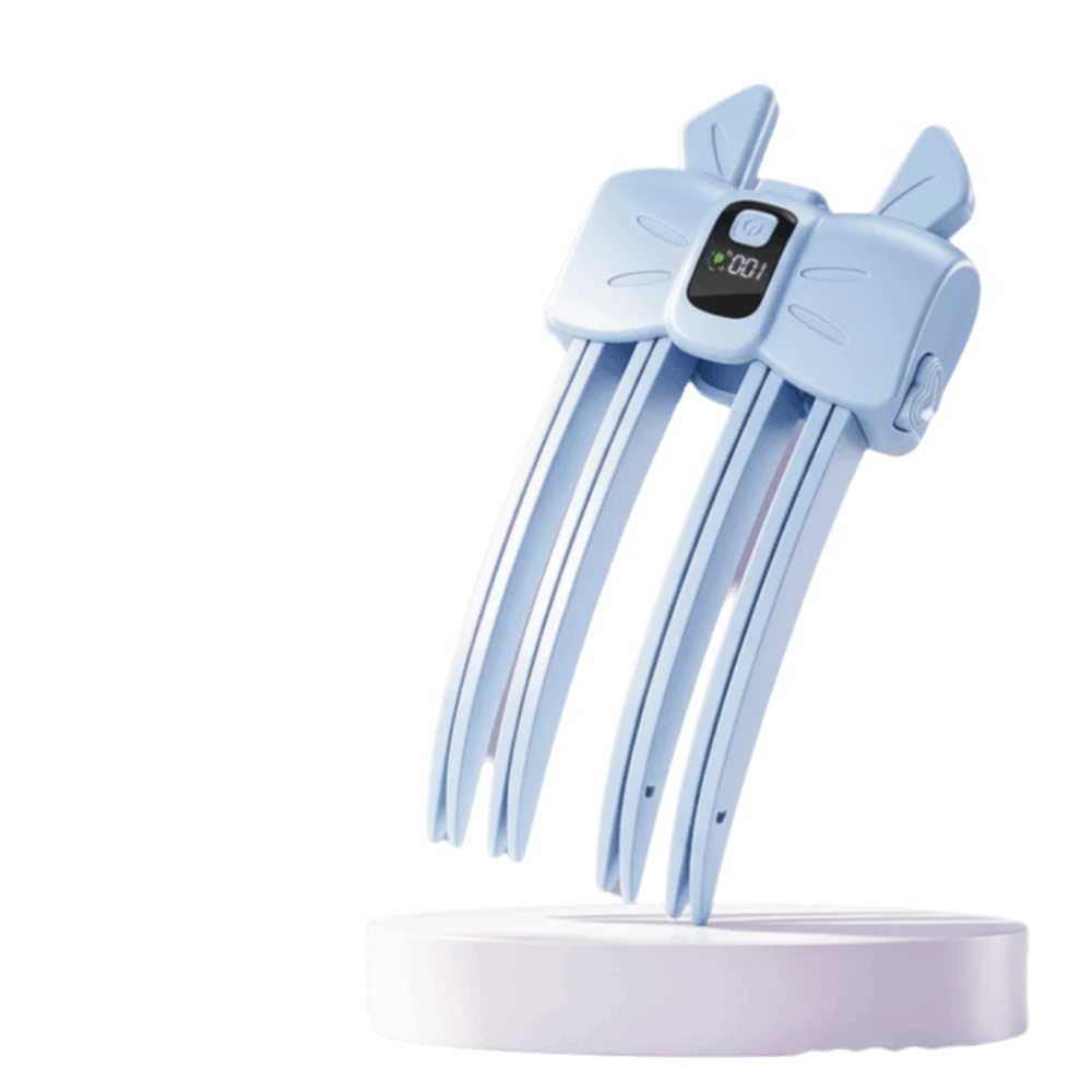 Rechargeable Heated Volumizing Hair Clip – LCD, Cordless Styling