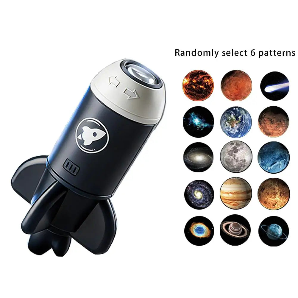 USB Galaxy Projector – 360° Rotating LED Starry Sky Night Light