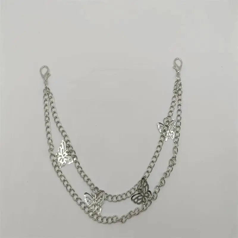 Y2K Metal Pearl Chain Bag Strap with Star Pendants | DIY Handle
